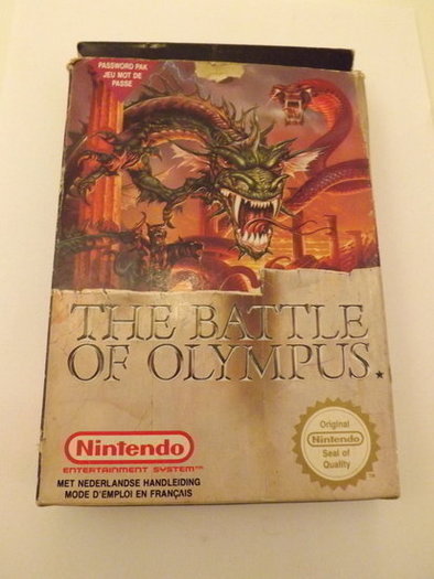 The Battle Of Olympus 8 Nintendo NES Game Compleet PAL