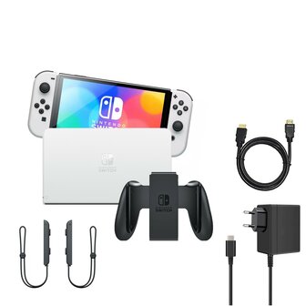 Nintendo Switch OLED - Wit [Complete]