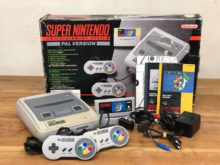 Super Nintendo SNES Console - Super Mario World [Complete]