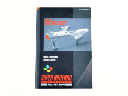 Super NES Nintendo Scope - Manual