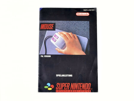 Super NES Mouse (German) - Manual