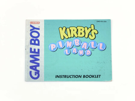 Kirby&#039;s Pinball Land - Manual