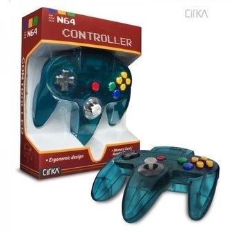 Neue Nintendo 64 [N64] Controller Aqua Blue