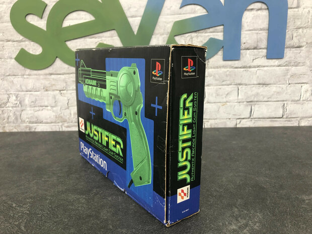 Konami Justifier Green Light Gun for Sony PlayStation 1 (NTSC)