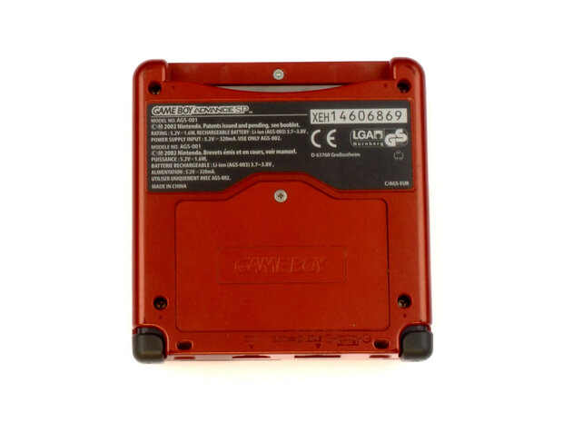 Gameboy Advance SP Red