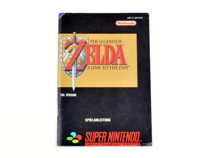 The Legend Of Zelda A Link To The Past German Manual Super