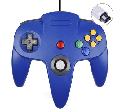 Neue Nintendo 64 [N64] Controller Blue