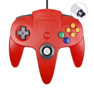 Nieuwe Nintendo 64 [N64] Controller Red