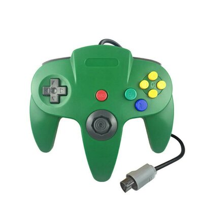 Neuer Nintendo 64 [N64] Controller Green