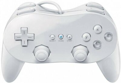 Aftermarket Classic Pro Controller voor Wii - Wit - Gebruikt