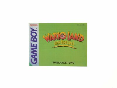 Super Mario Land 3 - Wario Land (German) - Manual