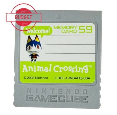 Animal Crossing Memory Card 59 blocks - Budget