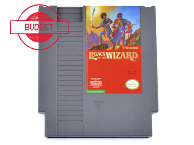 Legacy of the Wizard (NTSC) - Budget