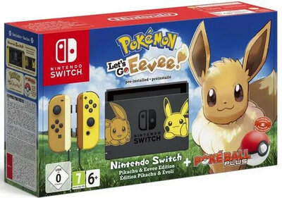 Nintendo Switch Starter Pack - Let's Go Eevee Edition [Complete]