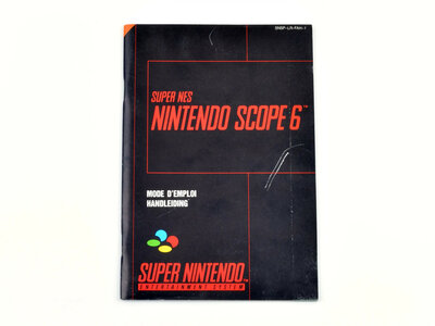 Super NES Nintendo Scope 6 - Manual