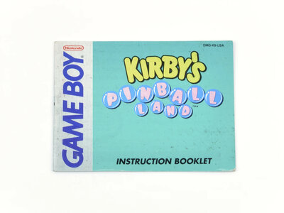 Kirby's Pinball Land - Manual