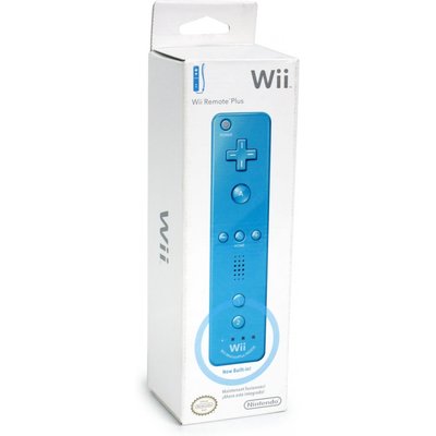 Nintendo Wii Remote Controller Motion Plus Blue [Complete]