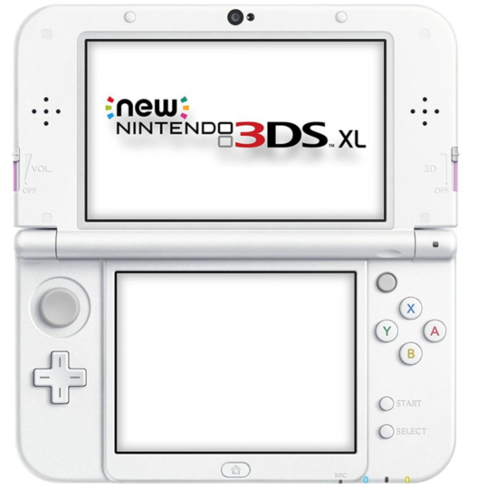 pink white 3ds xl